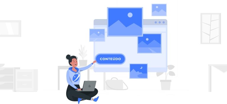 Arte ilustrativa remete a atualização sobre conteúdo útil do Google