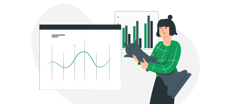 arte ilustrativa remetendo ao plano de marketing digital